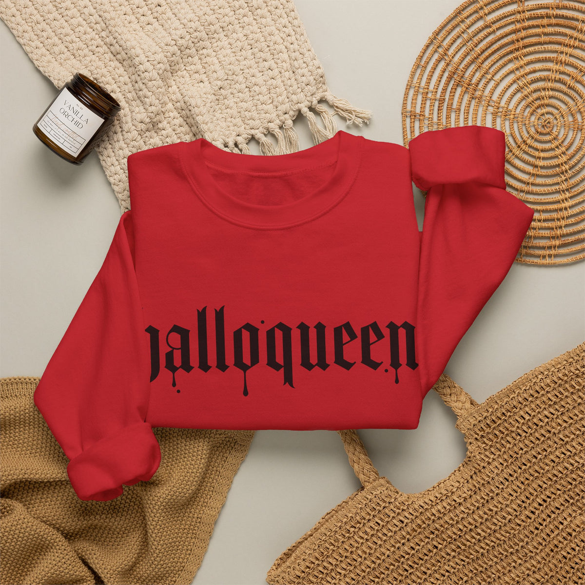 Halloqueen Crewneck Sweatshirt