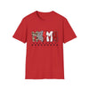 Mama Lightning Bolt Graphic T‑Shirt — Leopard & Checkered Mom Tee