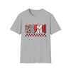 Mama Lightning Bolt Graphic T‑Shirt — Leopard & Checkered Mom Tee