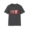 Mama Lightning Bolt Graphic T‑Shirt — Leopard & Checkered Mom Tee