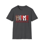 Mama Lightning Bolt Graphic T‑Shirt — Leopard & Checkered Mom Tee