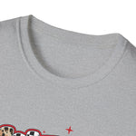 Mama Lightning Bolt Graphic T‑Shirt — Leopard & Checkered Mom Tee