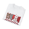 Mama Lightning Bolt Graphic T‑Shirt — Leopard & Checkered Mom Tee