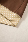Polka Dot Graphic Baggy Sweatshirt