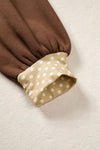 Polka Dot Graphic Baggy Sweatshirt