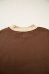 Polka Dot Graphic Baggy Sweatshirt