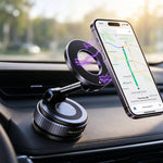 Vacuum Suction Magnetic Car Phone Holder