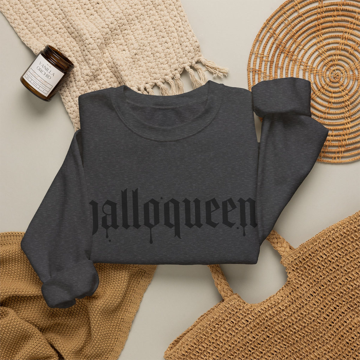 Halloqueen Crewneck Sweatshirt