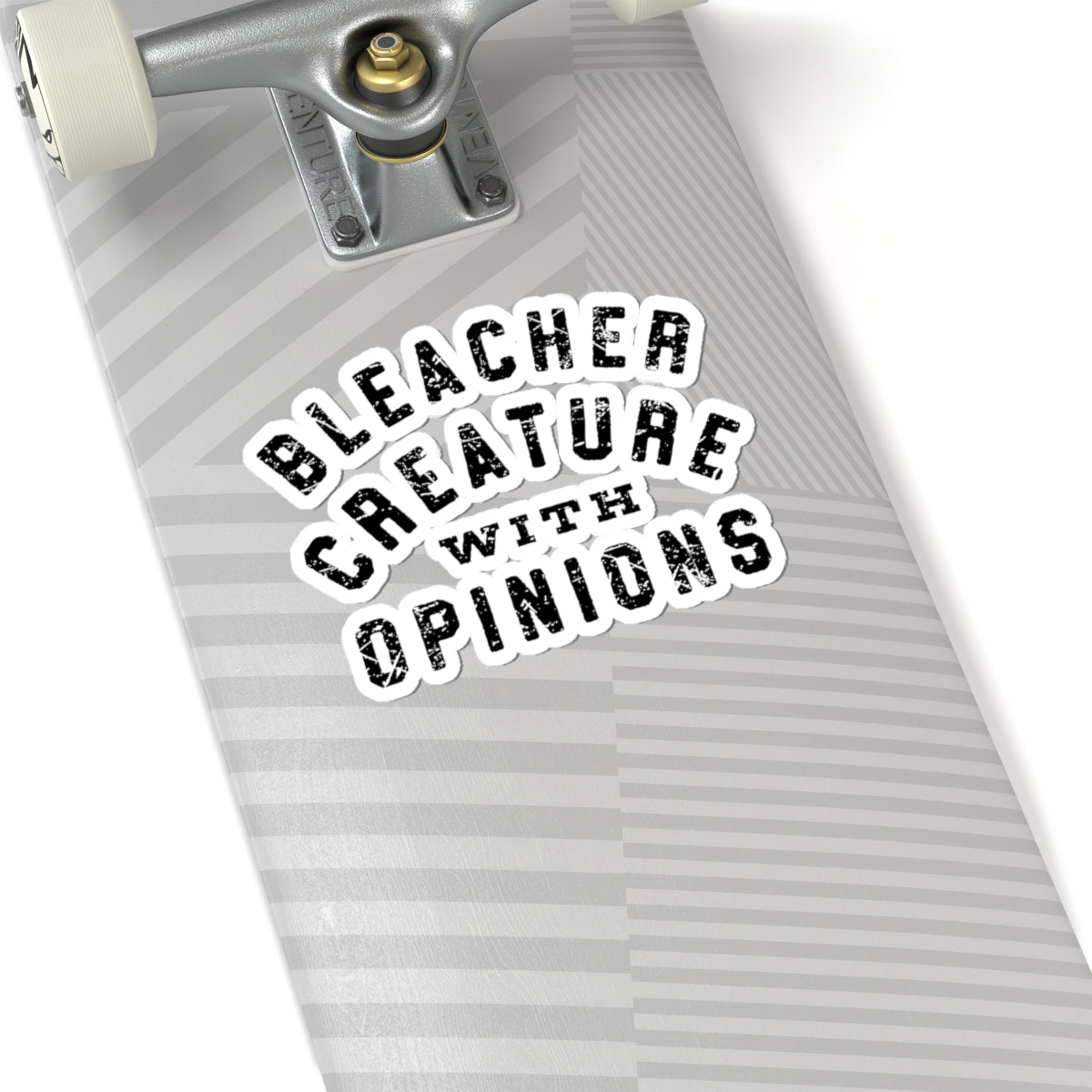 Bleacher Creature with Opinions Kiss-Cut Sticker
