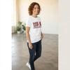 Mama Lightning Bolt Graphic T‑Shirt — Leopard & Checkered Mom Tee